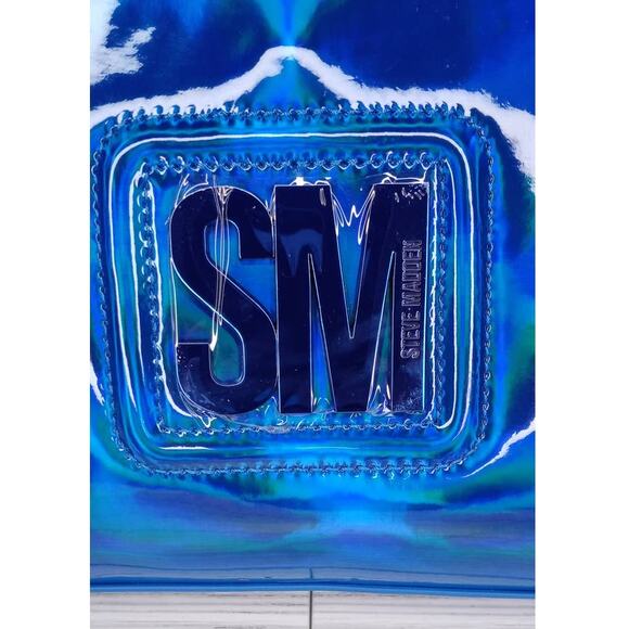 Steven Madden Blue Blima Crossbody Purse - New - Picture 10 of 10